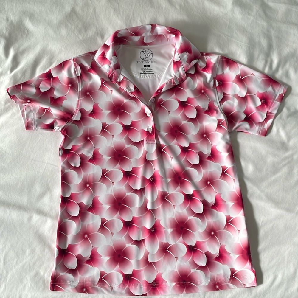 NWOT Five Birdies women’s tech polo/golf shirt
